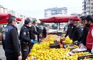 Atakum Zabıtası’ndan pazarlara sıkı deneti