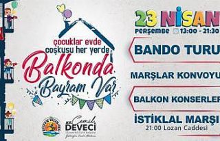 Atakumlular 23 Nisan’ı balkonlarda kutlayacak