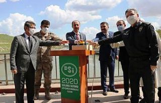 Atatürk Barajı’nın kapakları dualarla açıldı
