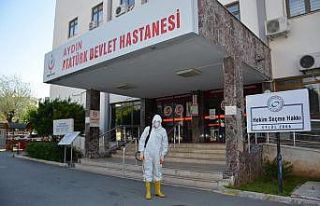 Atatürk Devlet Hastanesi dezenfekte edildi