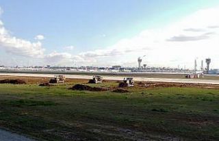 Atatürk Havalimanı’ndaki hastanenin kazı çalışmaları...