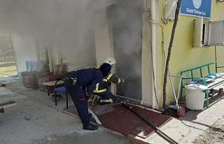 Atış poligonunda yangın