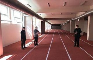 Atletizm pisti tribünü mayıs sonu hazır