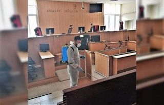 Aydın Adliyesi ve cezaevlerinde Korona virüs önlemleri
