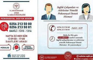 Aydın’da Psikososyal Destek Birimi’nden 17 kişi...