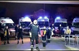 Aydınlı sağlıkçılar ‘Evde Kal’ dedi