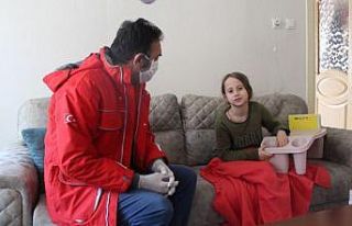 Aylin’in ailesinin yardımına Kızılay yetişti