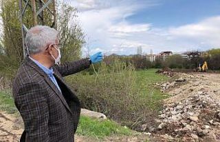 Bağlantı yolunda çalışmalar son sürat