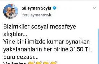 Bakan Soylu’nun paylaştığı o ilde 11 kişiye...