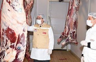 Balıkesir etine mezbahalarda korona denetimi