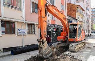 Balıklı ve Servi mahallelerine yağmur suyu hattı