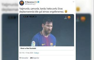 Barcelona’dan Sivas paylaşımı