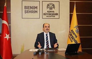 Başkan Altay video konferansla basın toplantısı...