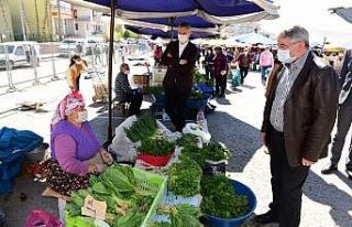 Başkan Aşgın semt pazarlarını inceledi