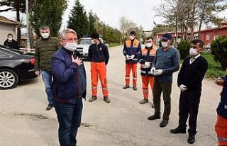 Başkan Aşgın’dan temizlik işleri personeline...