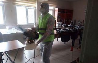 Başkan Başer: "Dezenfekte çalışmalarımız...