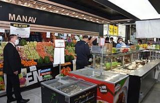 Başkan Beyoğlu marketleri denetledi