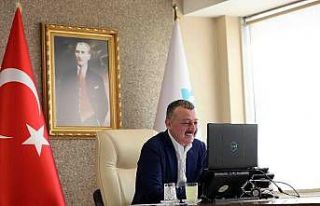 Başkan Büyükaydın, 23 Nisan çocuklarını video...