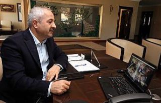 Başkan Büyükgöz’e birim müdürlerinden online...