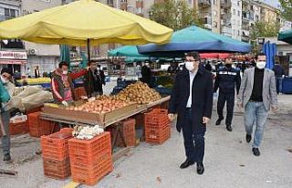 Başkan Çelik’ten pazar yeri incelemesi