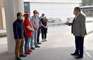 Başkan Çerçi sağlık kahramanlarını kutladı