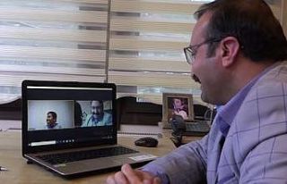 Başkan Doğan, koltuğunu telekonferans yöntemiyle...
