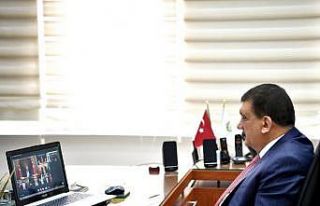 Başkan Gürkan, Malatya’dan video konferansa katıldı