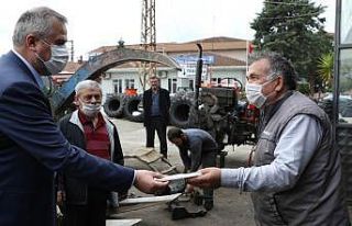 Başkan Hamit Kılıç sanayi sitelerinde ve sebze...