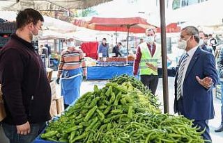 Başkan Işık, Korona virüs tedbirlerini inceledi