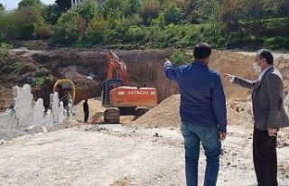 Başkan Kılınç Millet Caddesindeki çalışmayı...