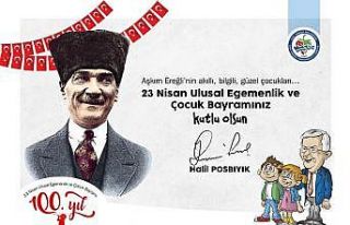 Başkan Posbıyık 23 Nisan Bayramını kutladı