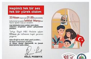 Başkan Posbıyık "İstiklal Marşı için 21.00’da...