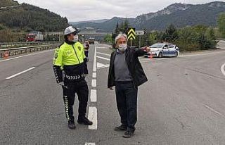Başkan Şahin’den kontrol noktasından polis ve...