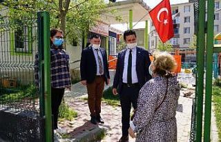 Başkan Sarıkurt, muhtarları korona virüs çalışmaları...