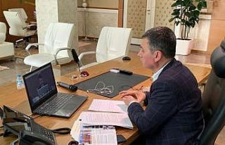 Başkan Şimşek, Bakan Kurum ile telekonferansla...