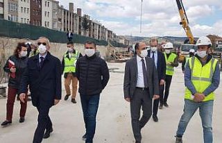 Başkan Şimşek, Konya Yolu inşaat çalışmalarını...
