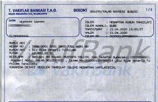 Başkan Yalçın’dan kampanyaya 10 bin TL destek