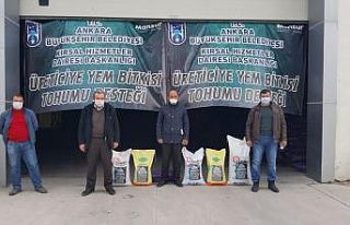 Başkent’te üreticiye tohum desteği
