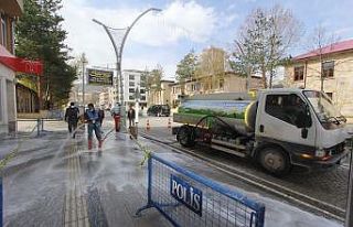 Bayburt’ta dezenfeksiyon mesaisi
