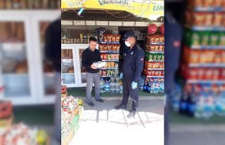 Bayramiç’te ücretsiz maske dağıtımı