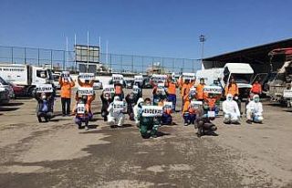 Belediye temizlik işleri personelinden anlamlı bağış