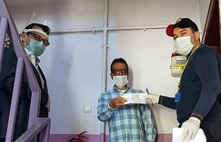 Bilecik’te e-PttAVM den talep edilen maske dağıtımı...