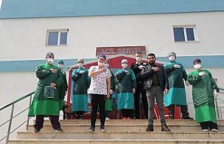 Bilecik’te hayıseverden sağlık çalışanlarına...