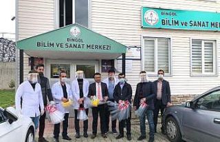 Bingöl’de üretilen siperler, sağlıkçılara...