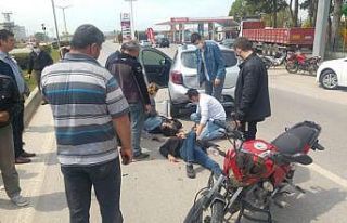 Bir anlık dikkatsizlik kaza getirdi: 2 yaralı