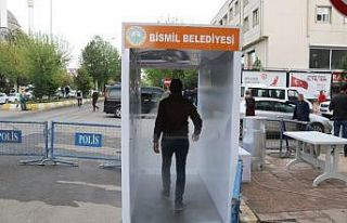 Bismil’de dezenfeksiyon tünelleri hizmete girdi