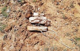 Bitlis’te toprağa gömülü 15 kilo EYP ele geçirildi