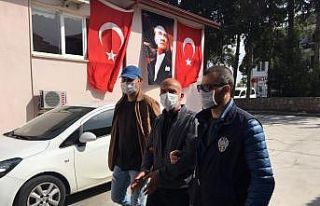 Boğuşma sırasında silahını ateşleyen şüpheli...
