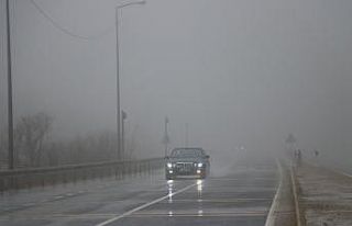 Bolu Dağı’nda yoğun sis ve yağmur etkili oluyor
