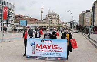 Bolu’da, 1 Mayıs kutlaması